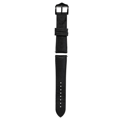 Bracelet cuir et silicone Amazfit Bip U (Pro) (noir)