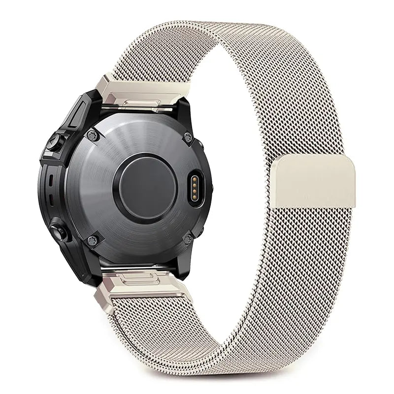 Garmin Fenix E Premium Milanese Armband (Polarstern)