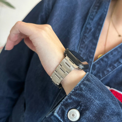 xoxo Wildhearts Bracelet acier fin Apple Watch (lumière stellaire)