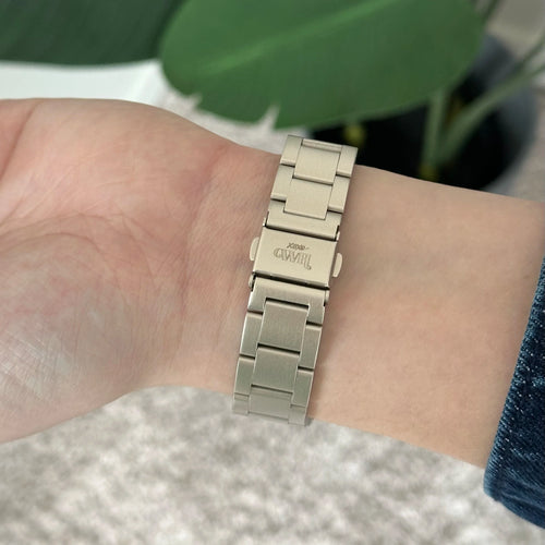 xoxo Wildhearts Bracelet acier fin Apple Watch (lumière stellaire)