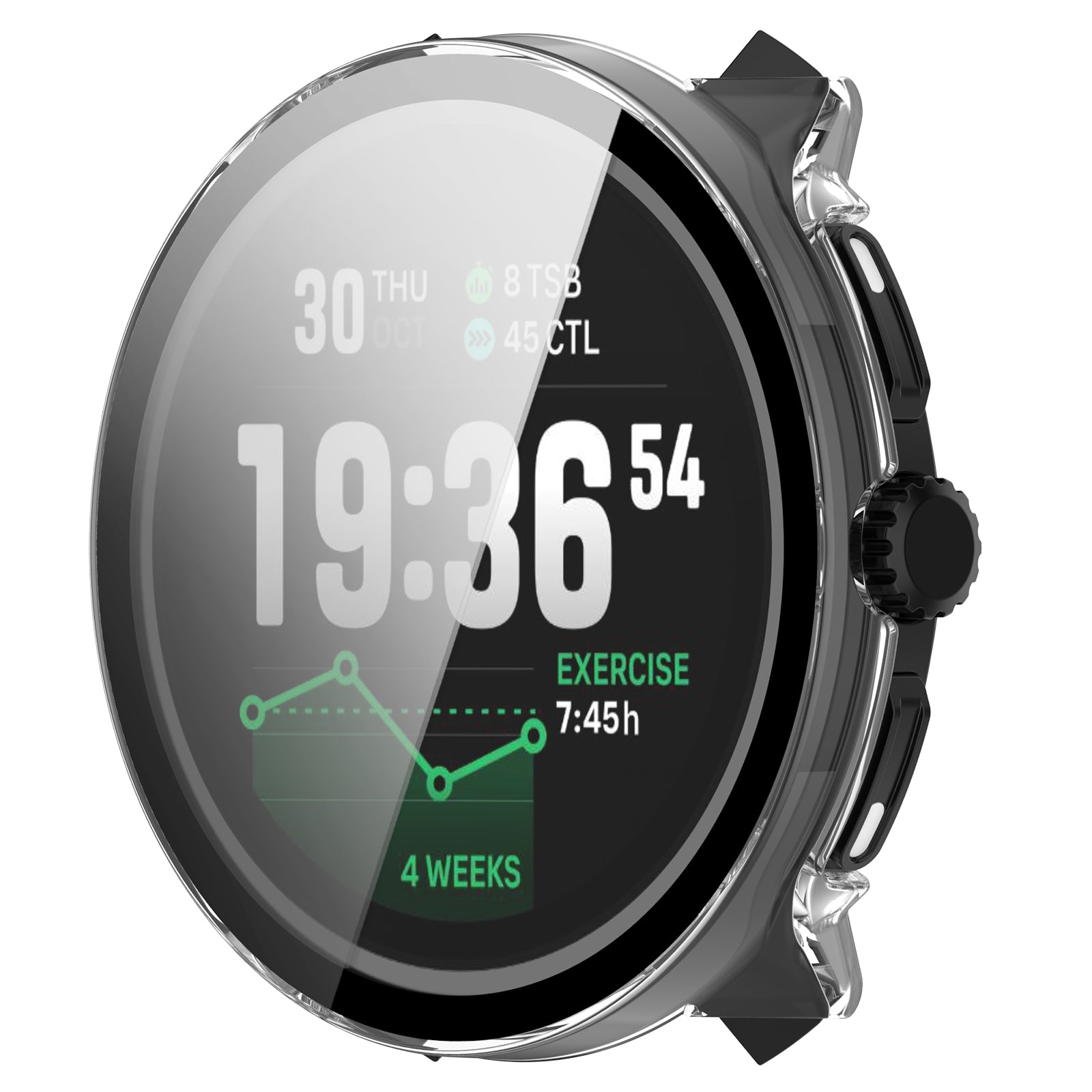 Suunto Race 2 PC Case with Glass (Transparent)