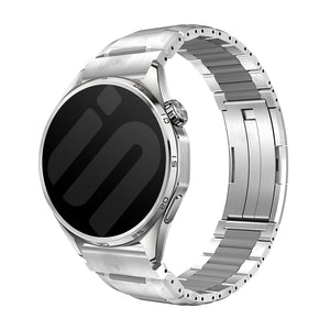 Gard Pro Health Smartwatch 2 'One Push' Steel Hybrid Strap (Titanium/Grey)