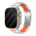 Correa acero híbrido Apple Watch Ultra (titanio/naranja)