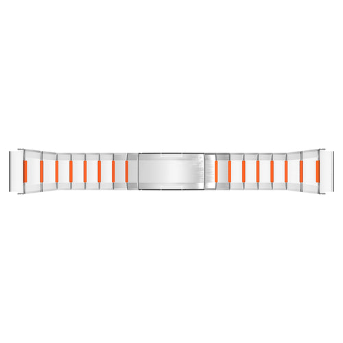 Bracelet acier hybride 'One Push' Coros Pace 4 (titane/orange)