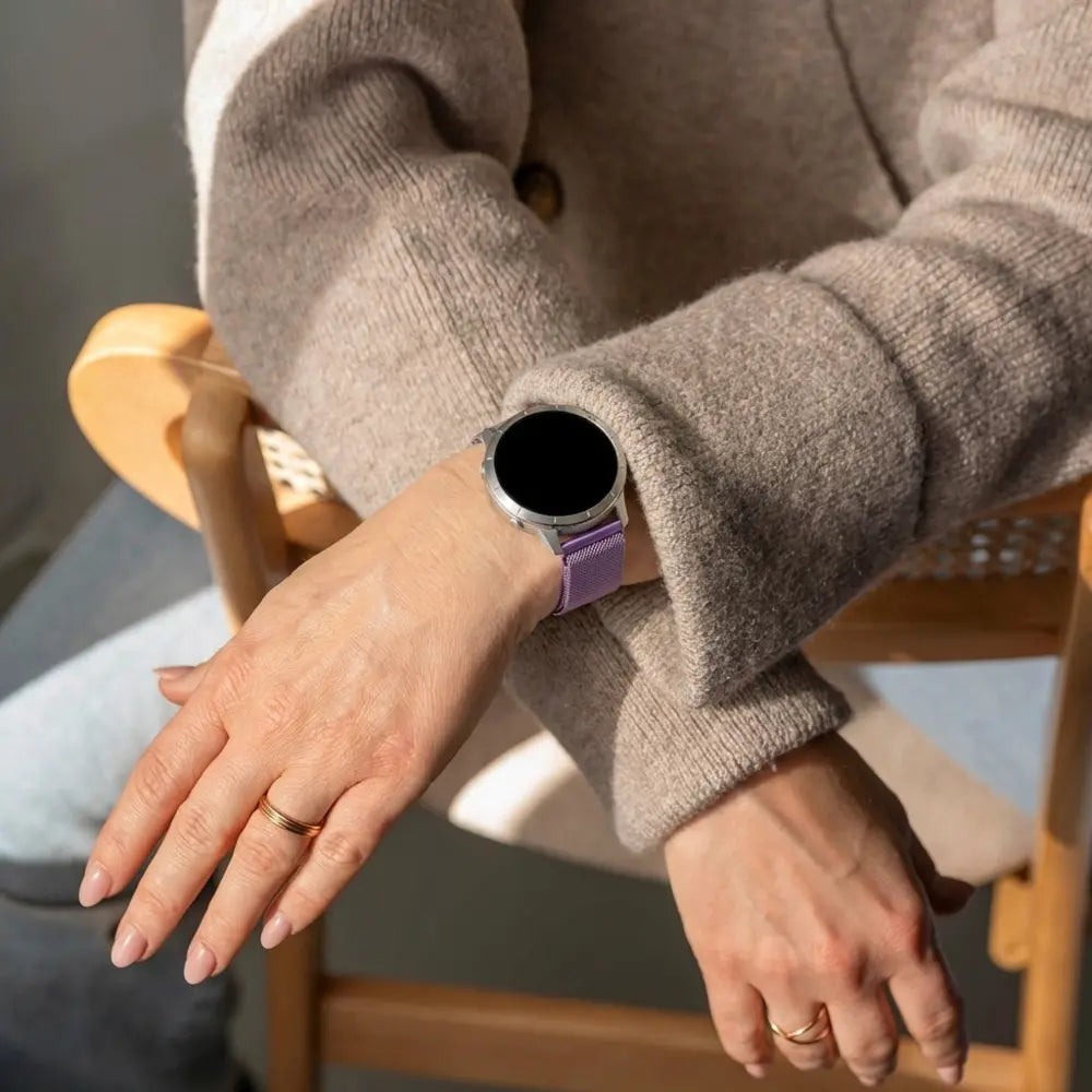 Withings Scanwatch 2 - 38 mm Correa milanesa (púrpura)