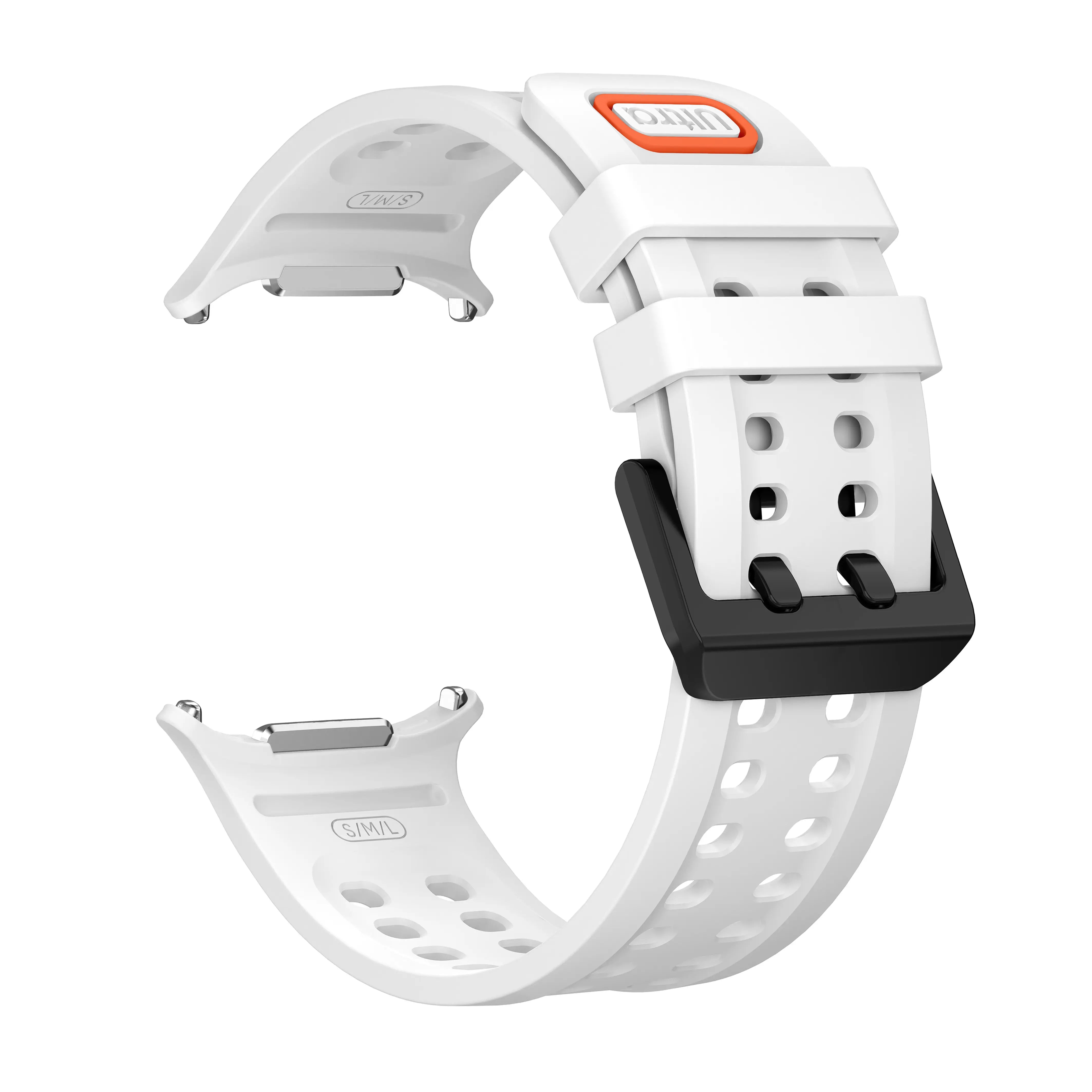 Samsung Galaxy Watch Ultra siliconen bandje (wit)