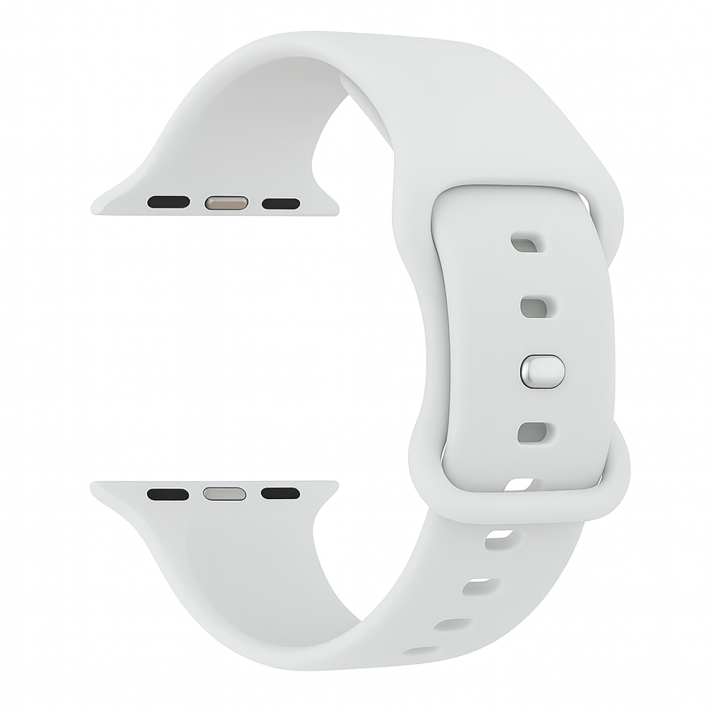 Correa silicona Apple Watch (blanca)