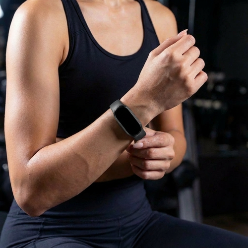 Bracelet silicone Xiaomi Smart Band 10 (noir)
