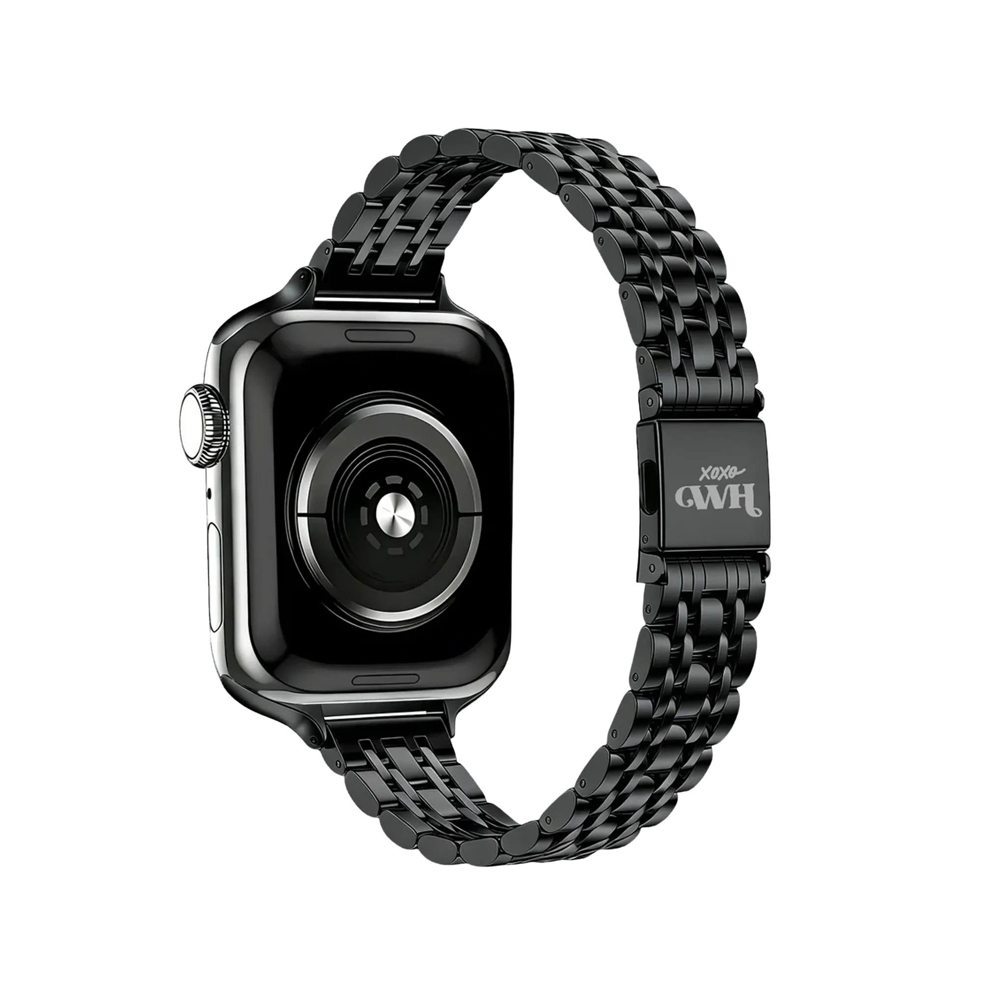 xoxo Wildhearts Apple Watch stalen bandje 'slim' (zwart)