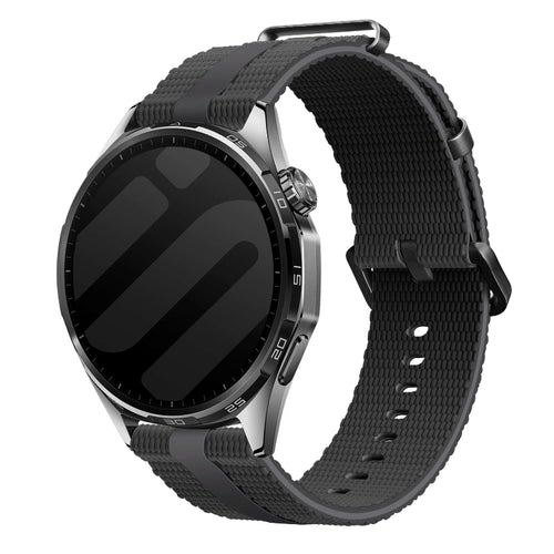 Bracelet active silicone Huawei Watch GT 3 - 42mm (noir)