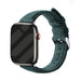Apple Watch Buckled Alcantara Strap (Dark Green)