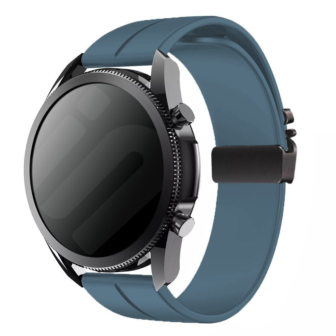 Correa silicona con P-hebilla Oppo Watch X2 (gris/azul)