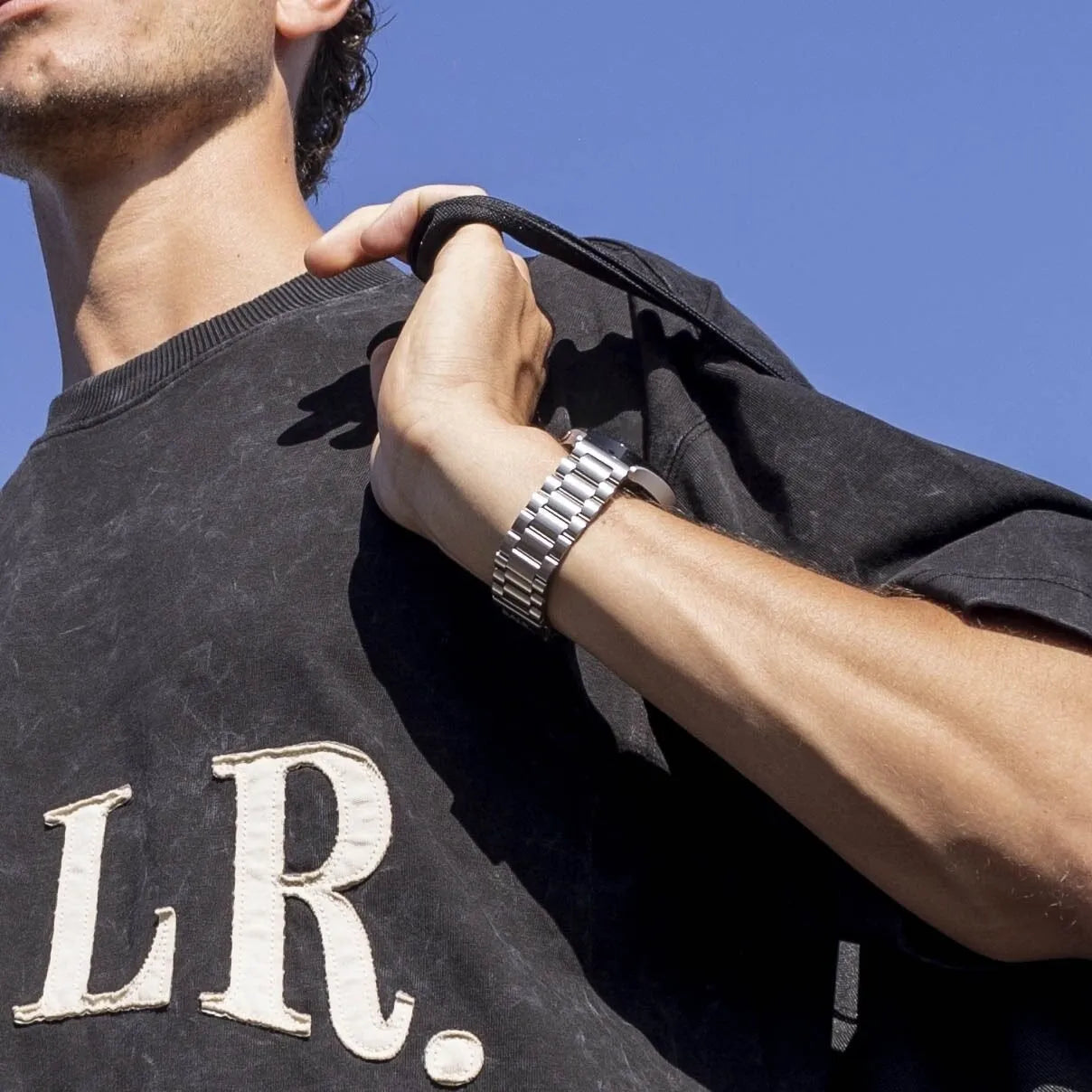 BALR Polar Ignite 2 Steel Link Strap (Silver)