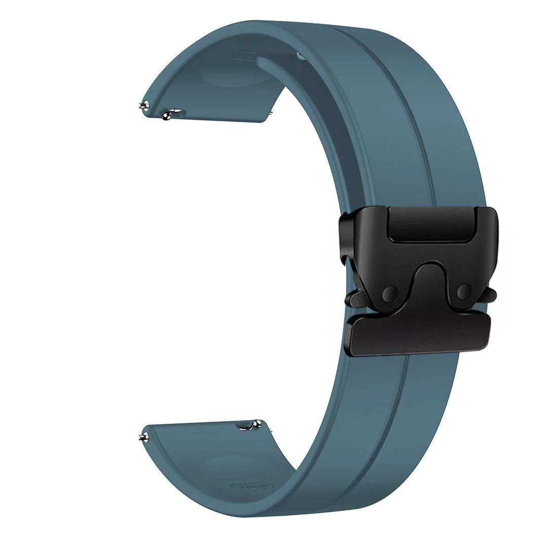Correa silicona Samsung Gear Sport con hebilla P (gris-azul)