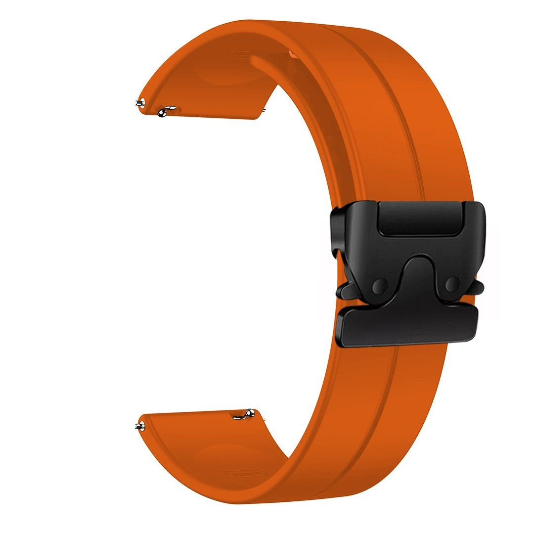 Suunto 9 Peak Silicone Strap with P-Buckle (Orange)