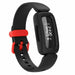 Fitbit Ace 3 Silicone Strap (Black/Red)