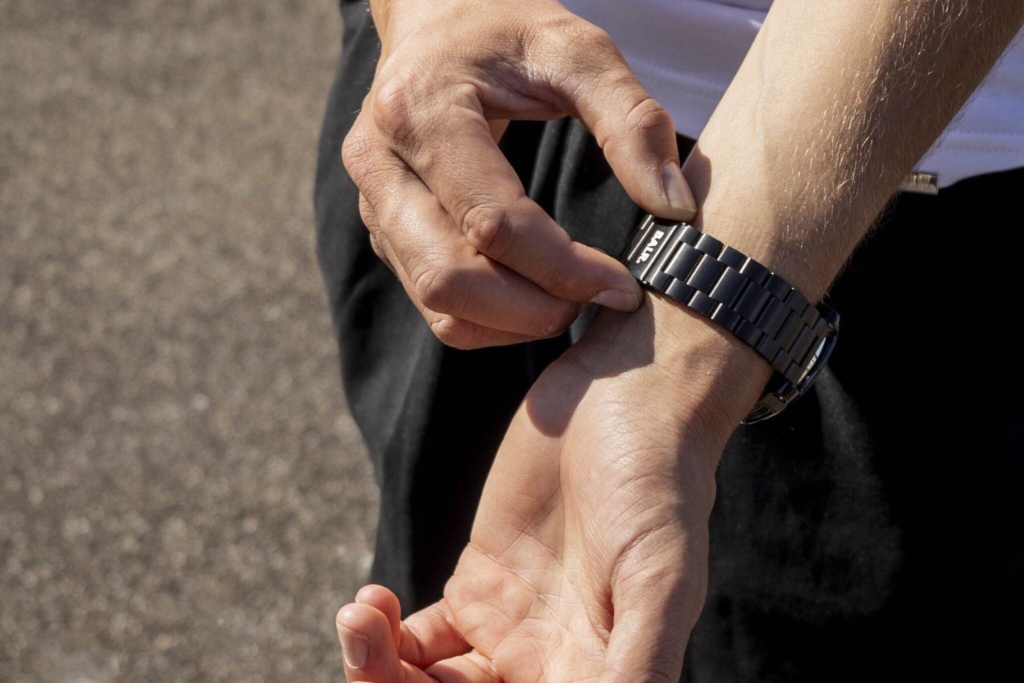 BALR Xiaomi Mi Watch Steel Link Strap (Black)