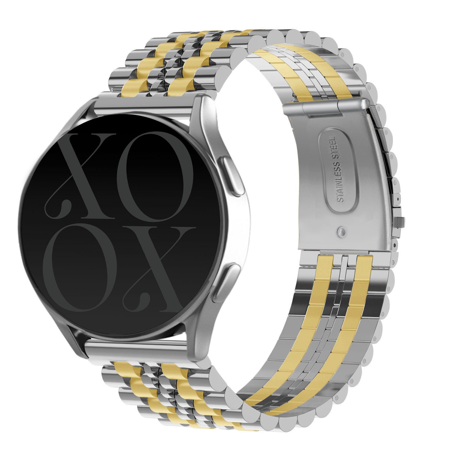 xoxo Wildhearts Fossil Gen 5e 44mm Steel Strap (Silver/Gold)