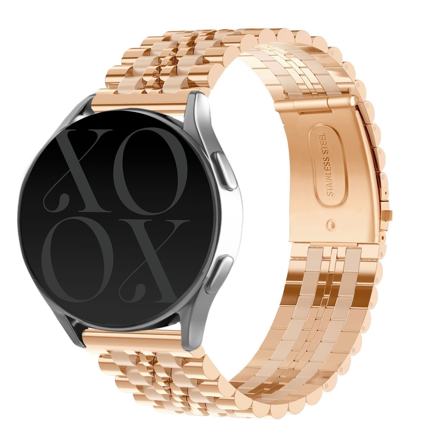 xoxo Wildhearts Fossil Gen 5e 44mm Steel Strap (Rose Gold)