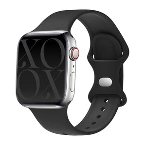 xoxo Wildhearts Apple Watch Silicone Strap (Black)