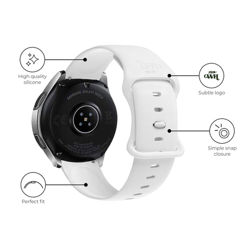 xoxo Wildhearts Samsung Galaxy Watch 7 - 40mm siliconen bandje (wit)