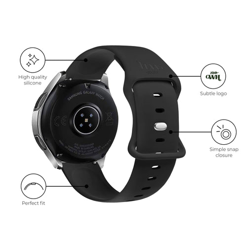 xoxo Wildhearts Correa silicona Samsung Galaxy Watch 7 - 44mm (negro)