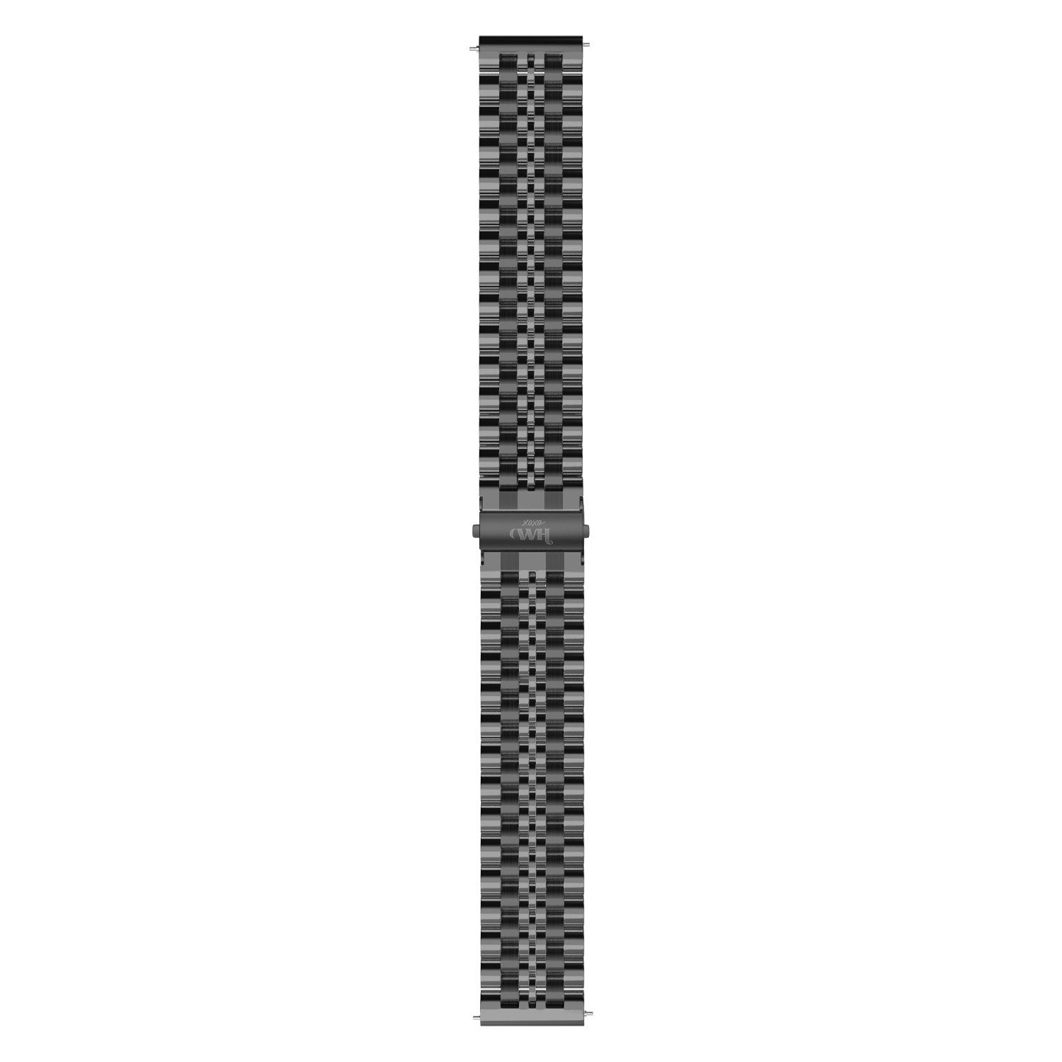 xoxo Wildhearts Fossil Gen 5e 44mm Steel Strap (Black)