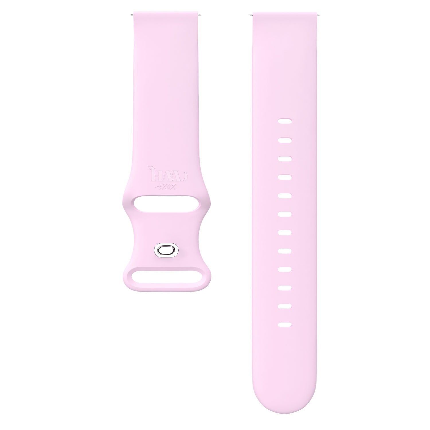 xoxo Wildhearts Fossil Gen 6 44mm Silicone Strap (Bright Pink)
