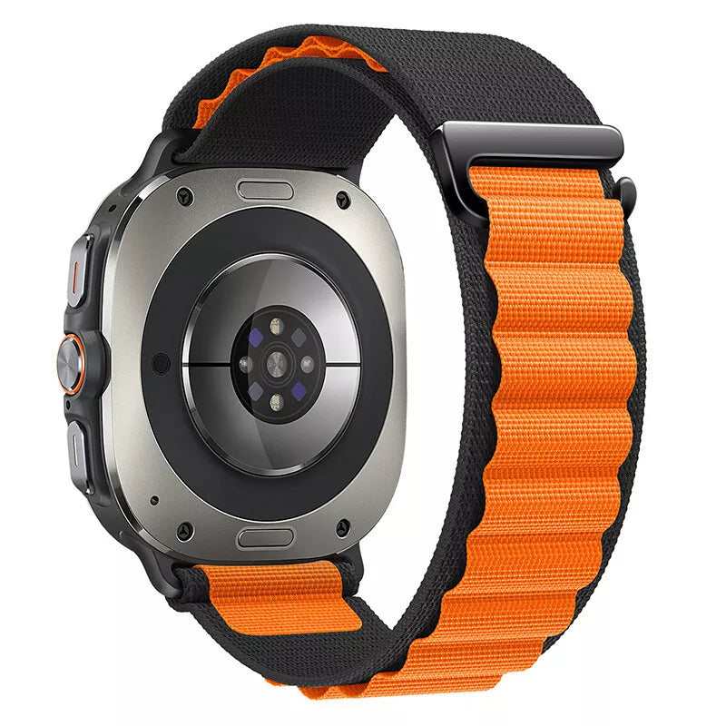 Correas Alpine Samsung Galaxy Watch Ultra (negra/naranja)