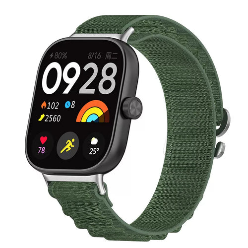 Bracelet nylon Alpine Redmi Watch 4 (vert)