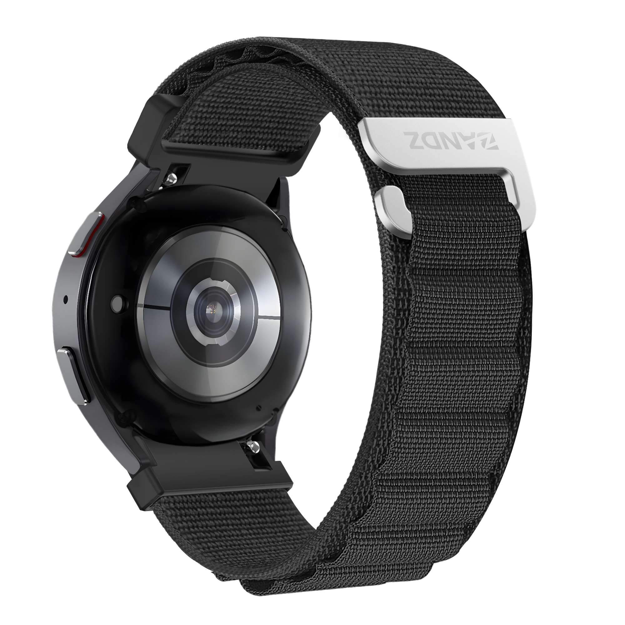 Bandz Samsung Galaxy Watch 46mm Alpine Nylon Strap (Black)