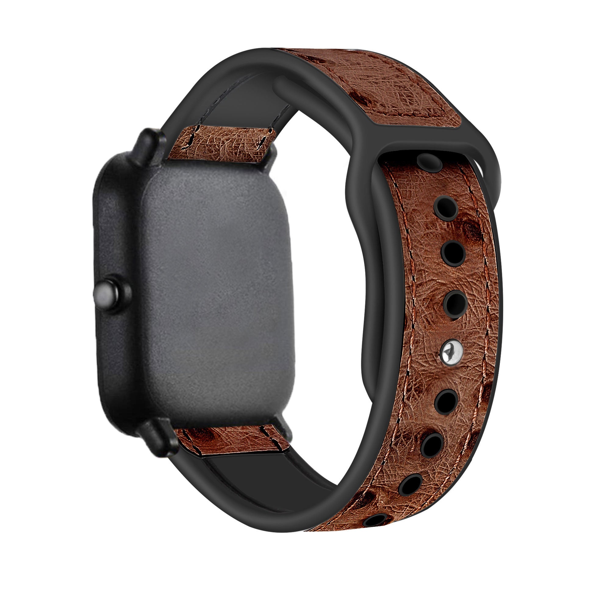 amazfit-bandje-leren-hybrid-bruin-achterkant