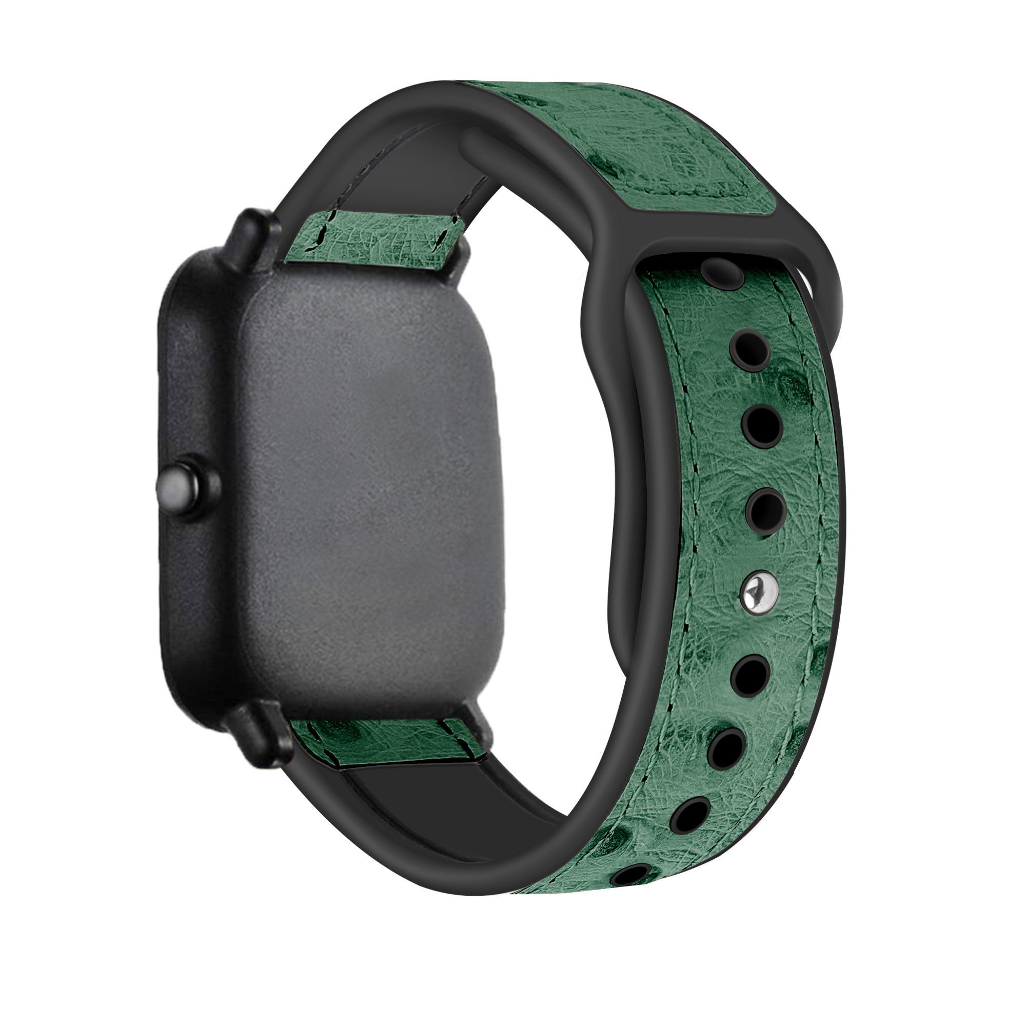 amazfit-bandje-leren-hybrid-groen-achterkant