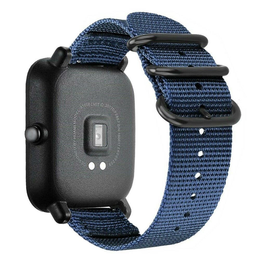 amazfit-bip-nylon-gesp-band-blauw-0