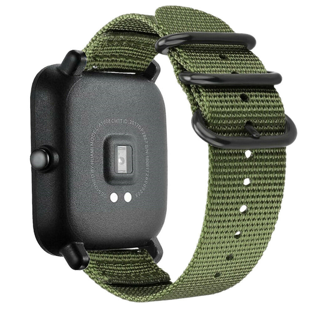 amazfit-bip-nylon-gesp-band-groen-0