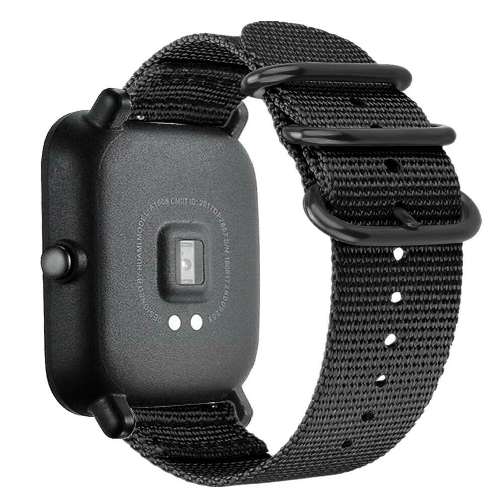 amazfit-bip-nylon-gesp-band-zwart-0