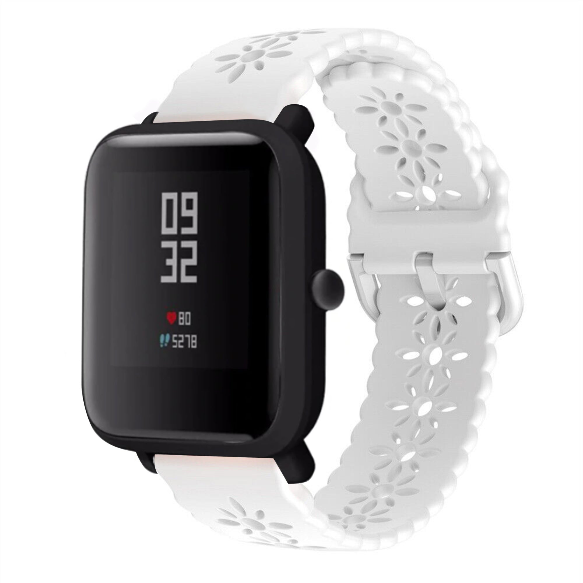 amazfit-bip-siliconen-bandje-patroon-wit