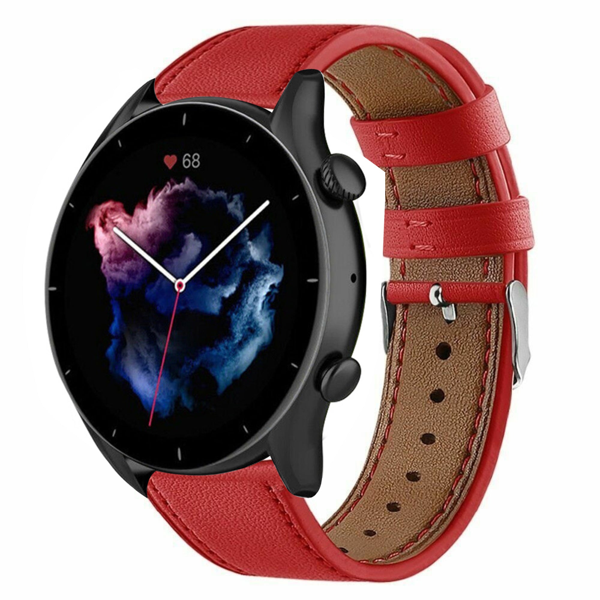 amazfit-gtr-3-leren-bandje-rood