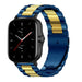 Amazfit GTS 2 Steel Strap (Blue/Gold)
