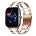 Amazfit GTS 3 Steel Strap (Rose Gold/White)