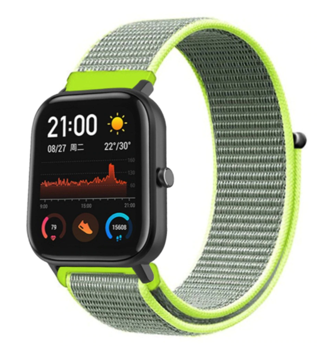 amazfit-gts-nylon-band-fluoriserend