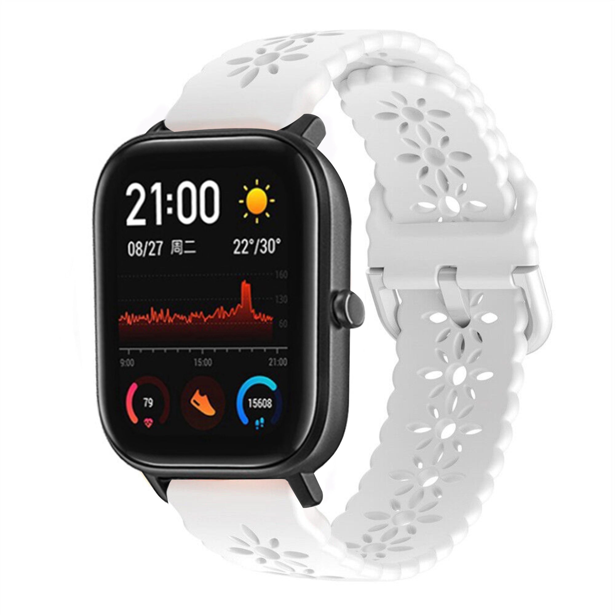 amazfit-gts-siliconen-bandje-patroon-wit