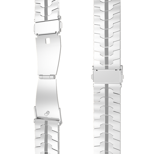 Bracelet acier iron OnePlus Watch 3 (argent)