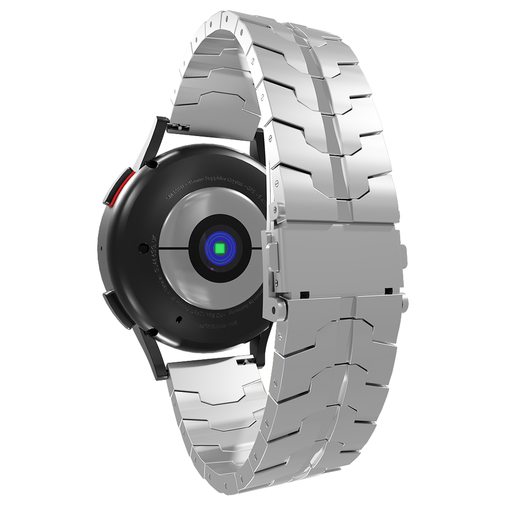 Correa steel iron OnePlus Watch 3 (plata)