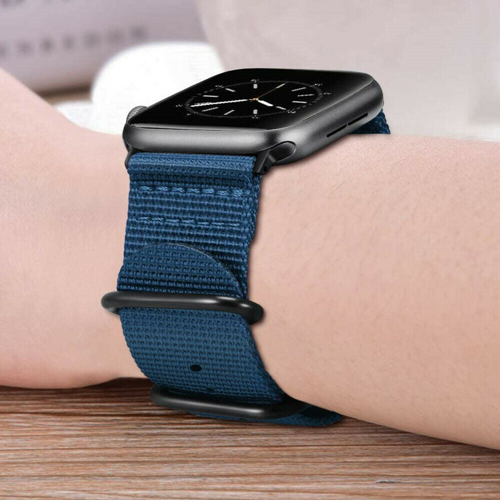 apple-nylon-gesp-band-blauw-3