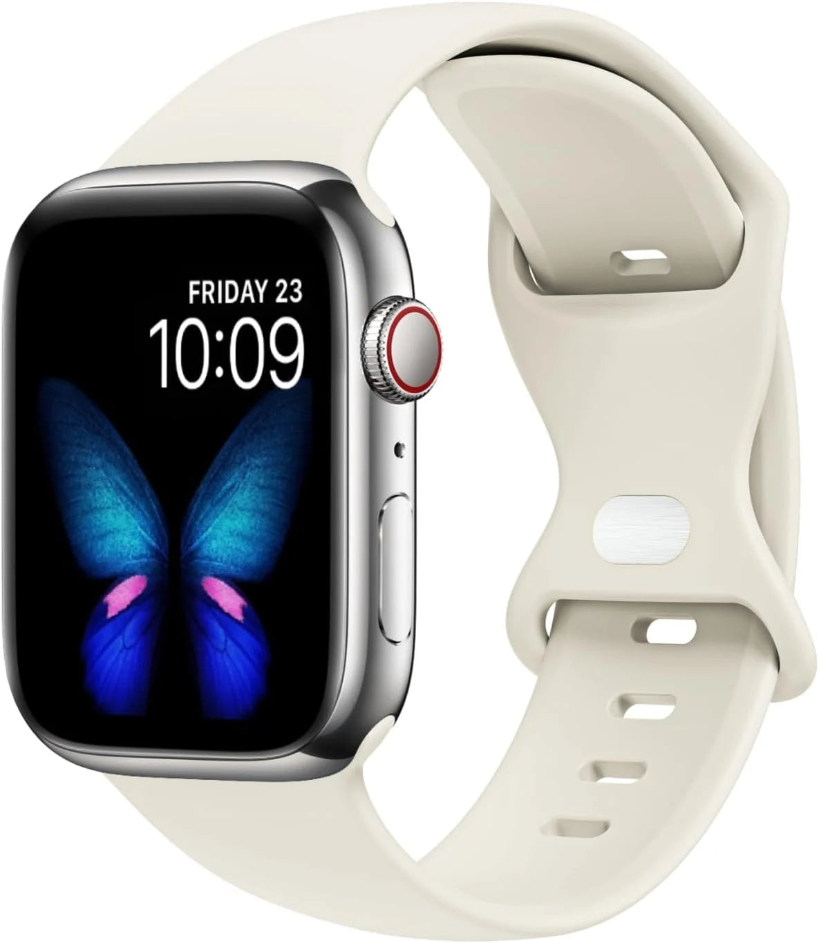 Correa silicona 'Classic' Apple Watch (beige)