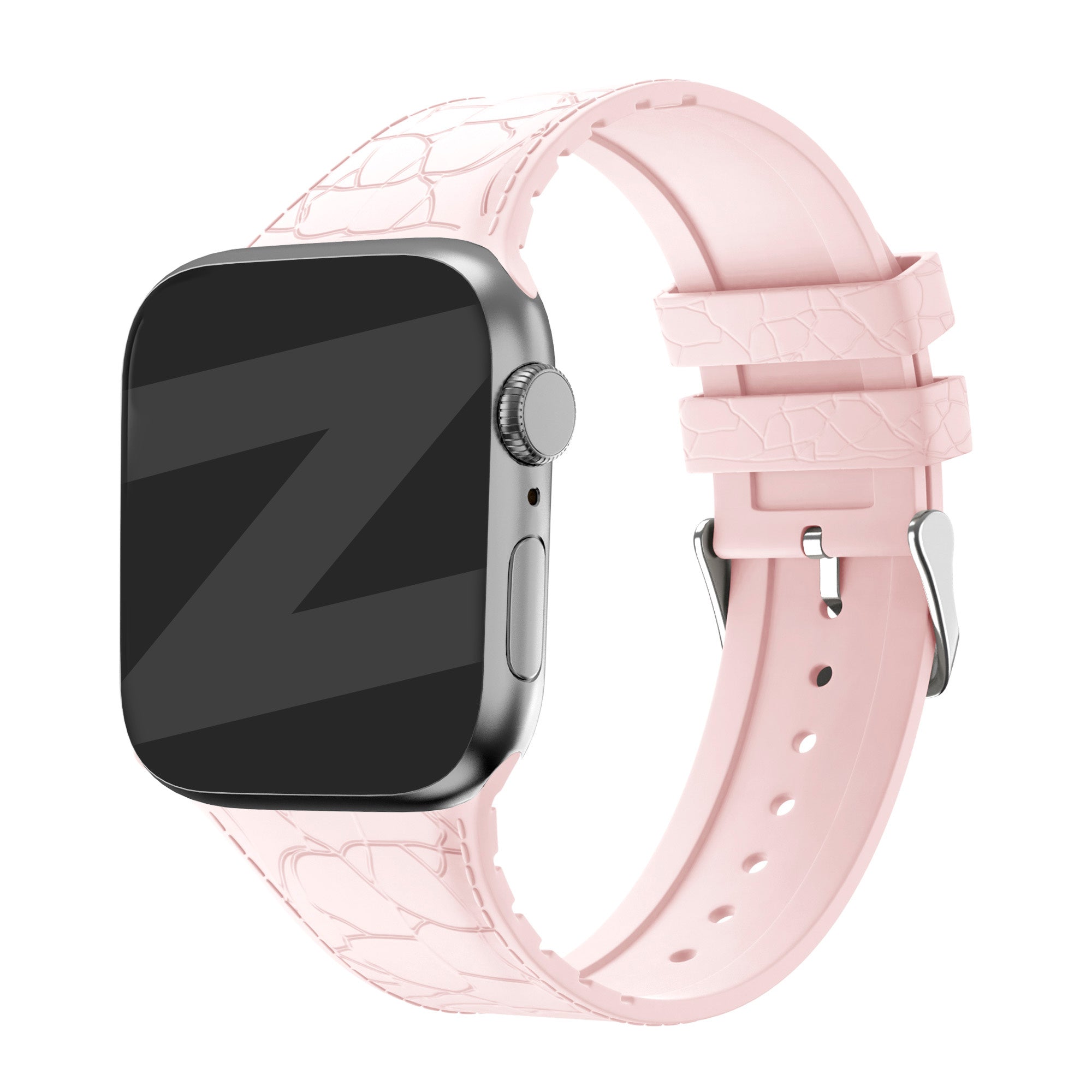 apple siliconen patroon roze