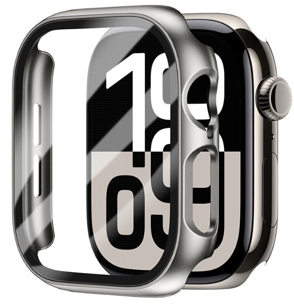 Apple Watch 11 Hard Case with Glass (Titanium Slate)