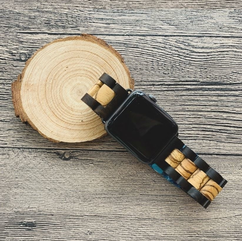 apple-watch-armband-holz-schwarz