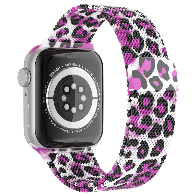 apple-watch-armband-milanaise-leopard